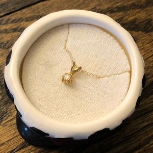 NWOT Real diamond pendant necklace gift Christmas